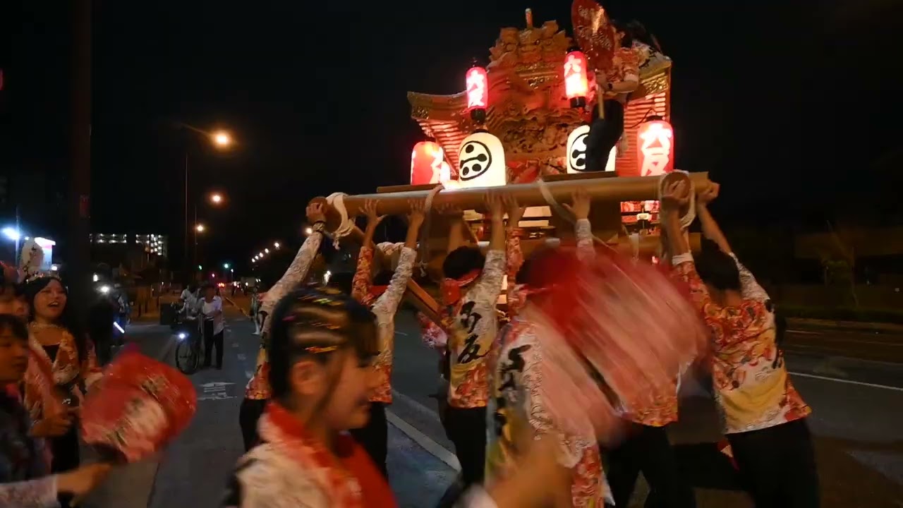 赤坂神社秋まつり　六反だんじり