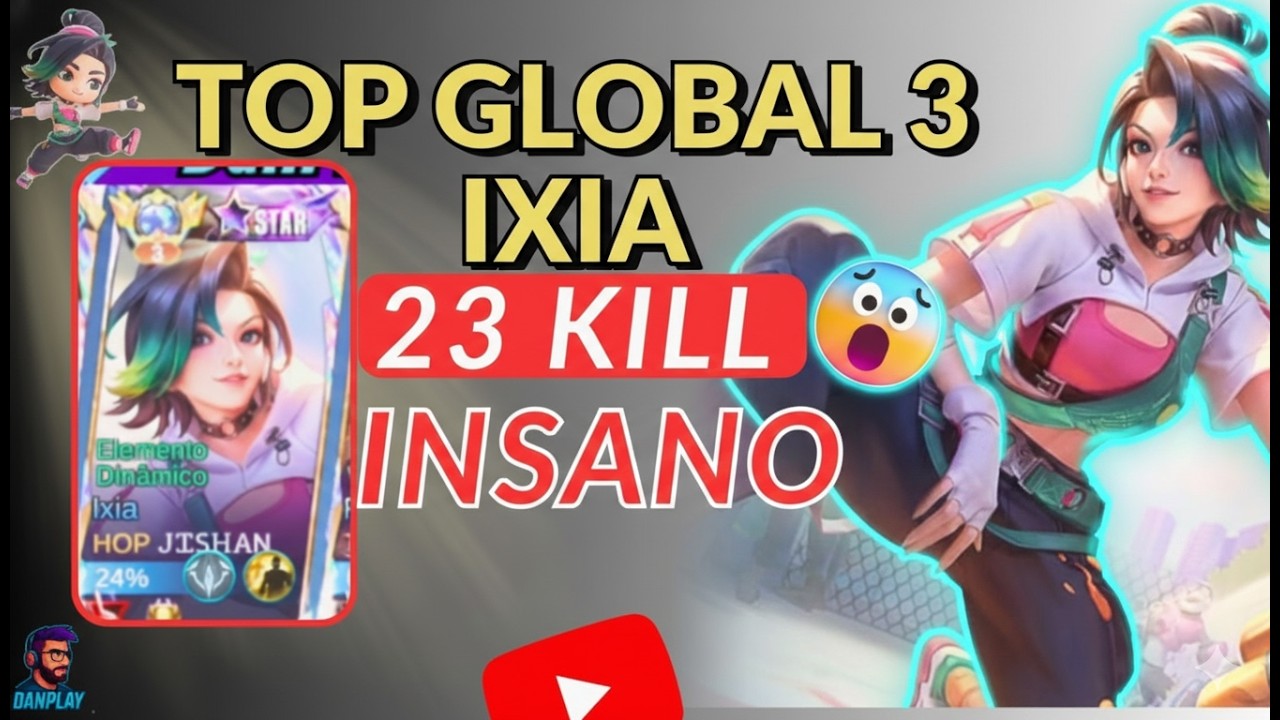 Assim que joga, um TOP GLOBAL IXIA. 23 KILLS.