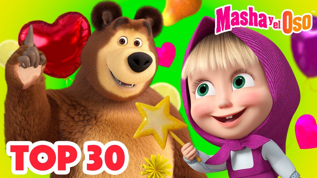 Masha y el Oso Castellano 🔝 TOP 30 Popular en el último mes 🔥 Colección de dibujos animados 📺