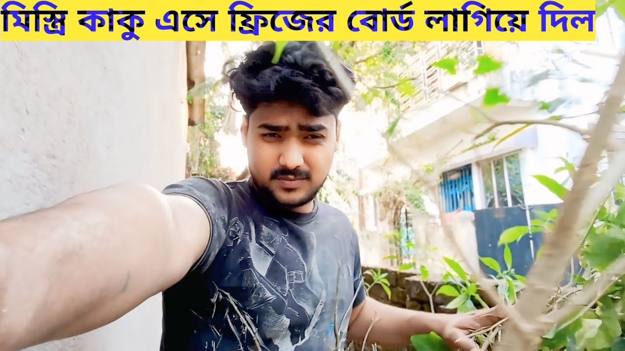 মিস্ত্রি কাকু এসে ফ্রিজের বোর্ড লাগিয়ে দিল