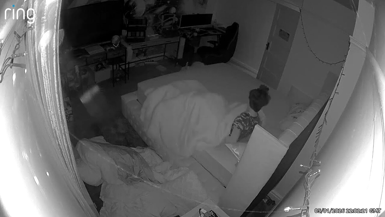 This is scary me! 😱 what is it in my son bed room? Any ideas ? 