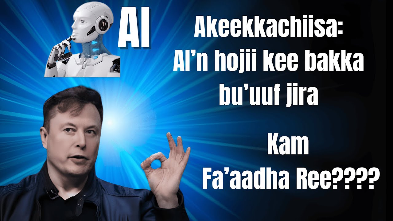 AI hojii Miliyeenota bakka bu'a. Kan uumus jira. AI will take jobs