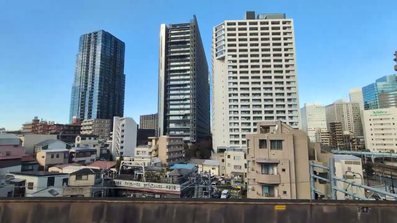 2025/12/18 東海道新幹線 のぞみ２３５号 新大阪行 東京→新大阪 進行方向右側（山側）車窓（全区間）