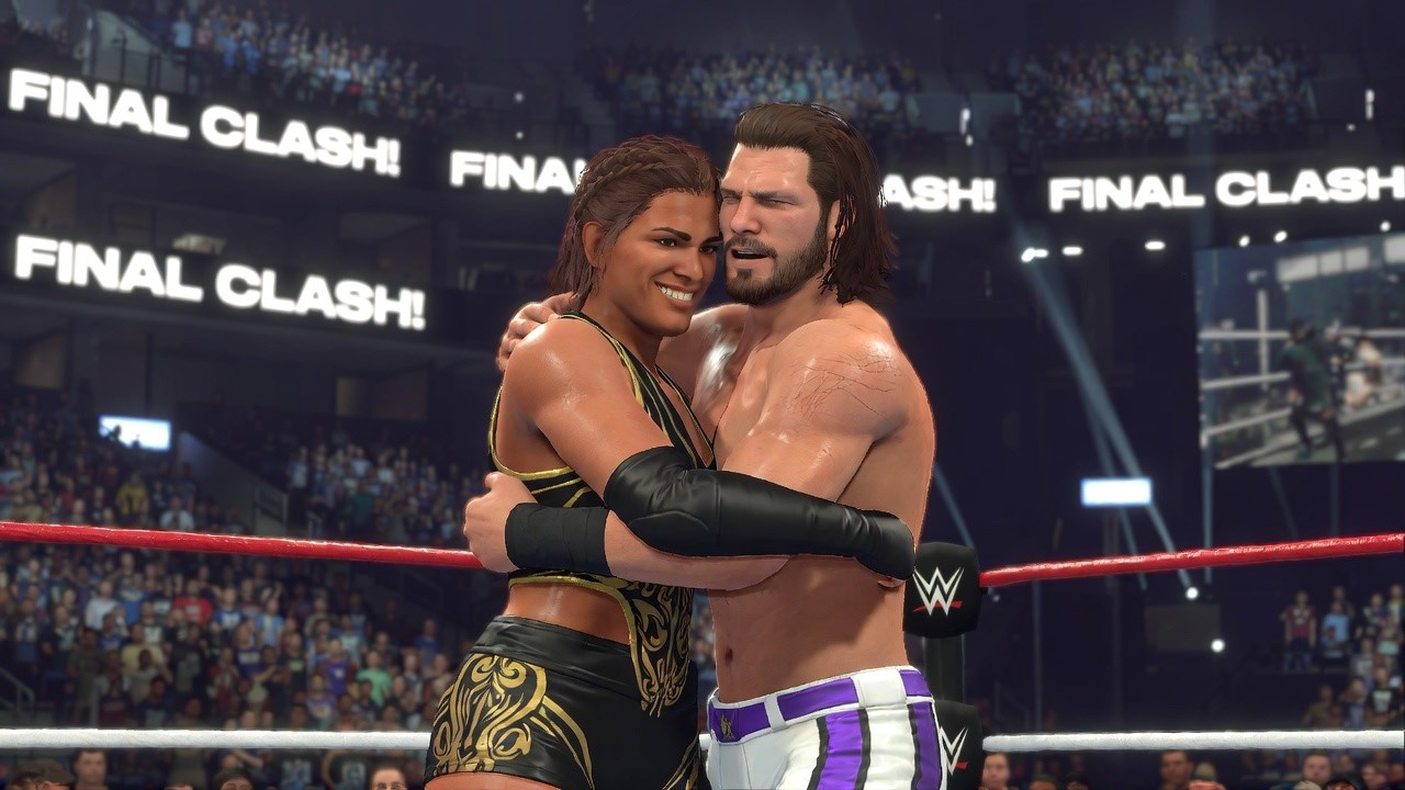 WWE 2K25 – Эй Джей Стайлз против индийской дивы | Феноменальный межгендерный матч.