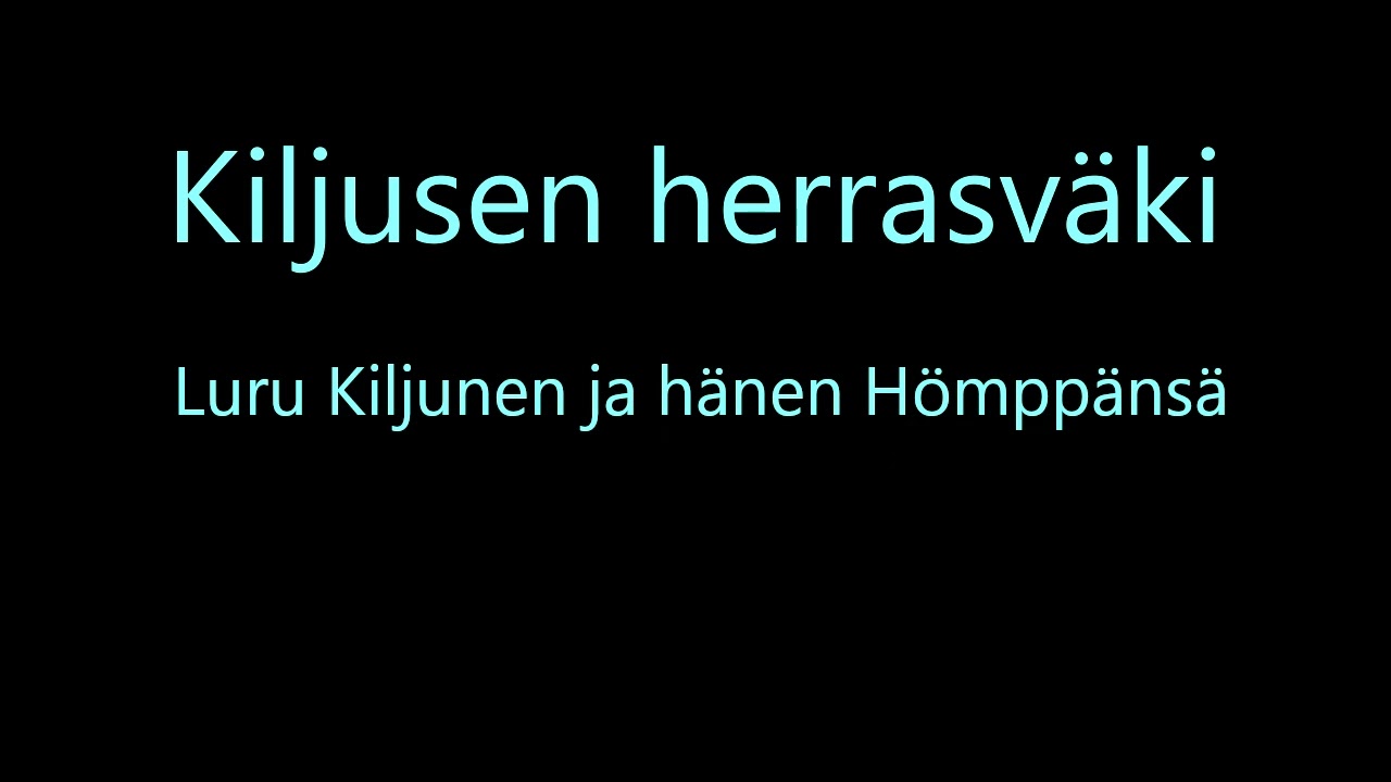 Kiljusen herrasväki 9