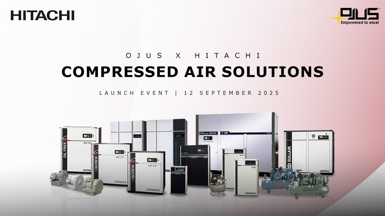 Launch of OJUS-Hitachi Compressed Air Solutions | Hosur Factory | 12 Sept 2025