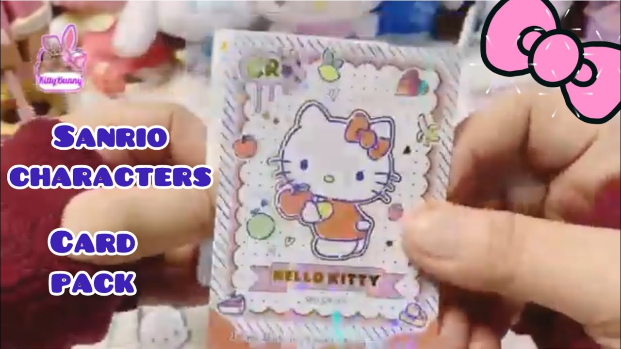 Breeweek SANRIO CHARACTERS CARD PACK.Part4#sanriounboxing#miniso #blindboxunboxing #hellokitty 