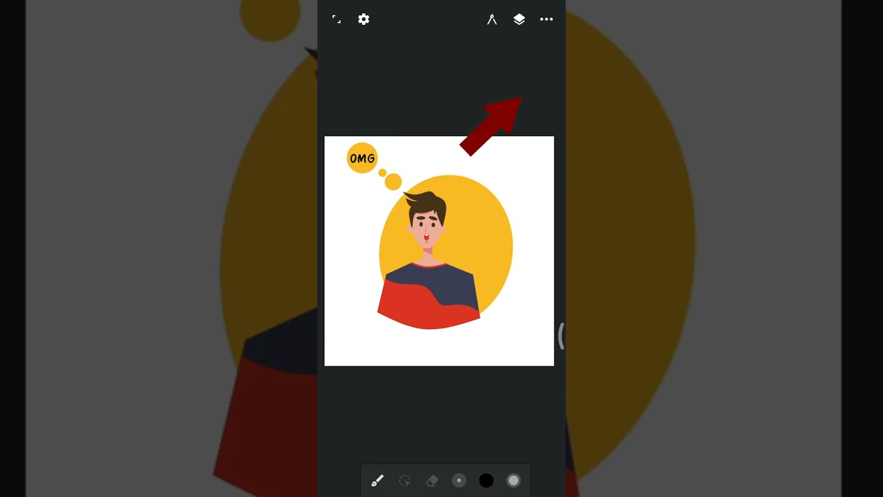 How to Make Transparent PNG Vector in Infinite Design #shorts #infinitedesign #png #transparentpng