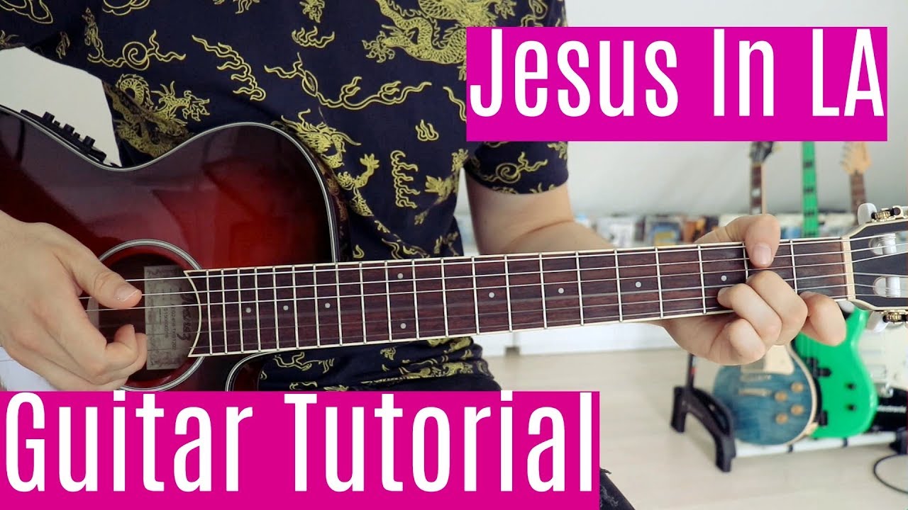 Jesus in LA - Alec Benjamin | Guitar Tutorial/Lesson | Easy How To Play (Fingerstyle)