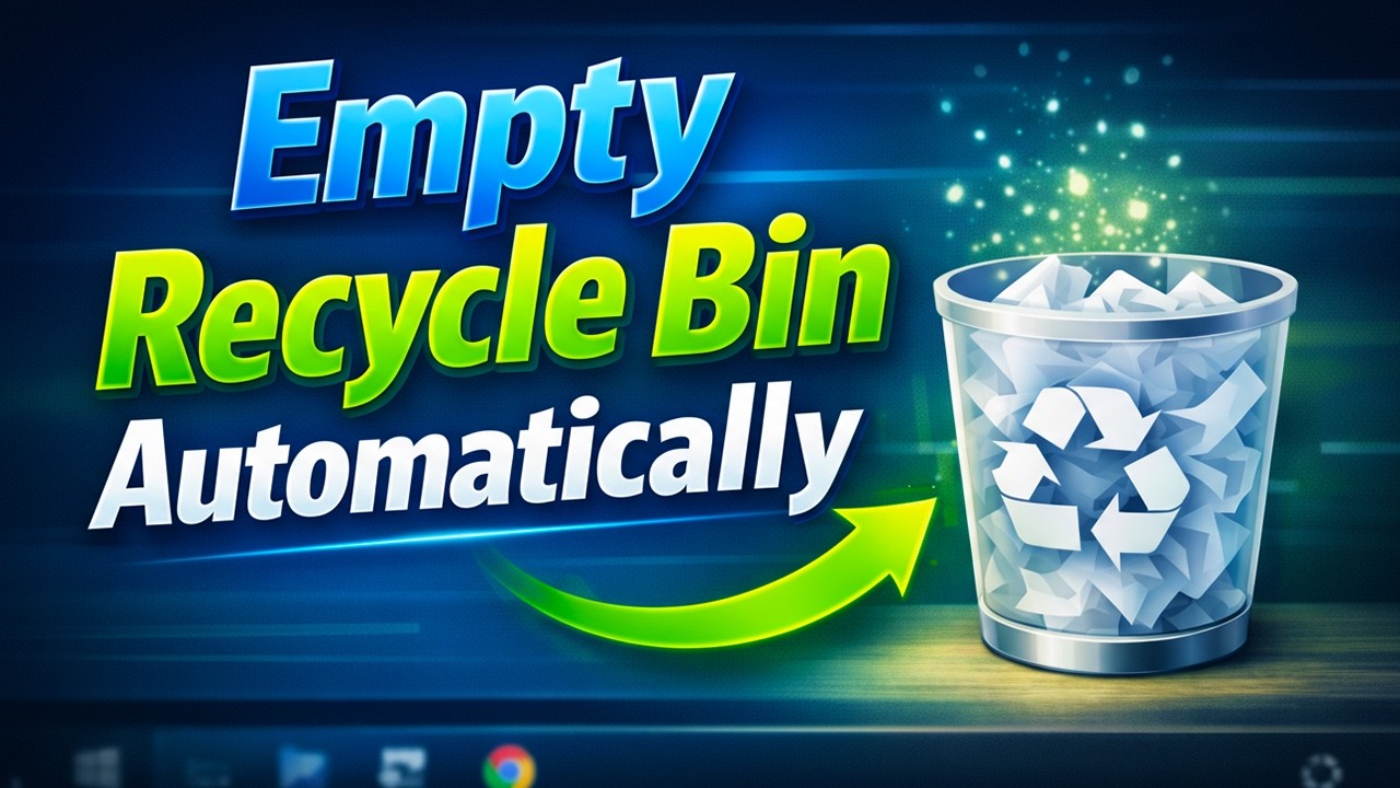 Как автоматически очистить корзину в Windows