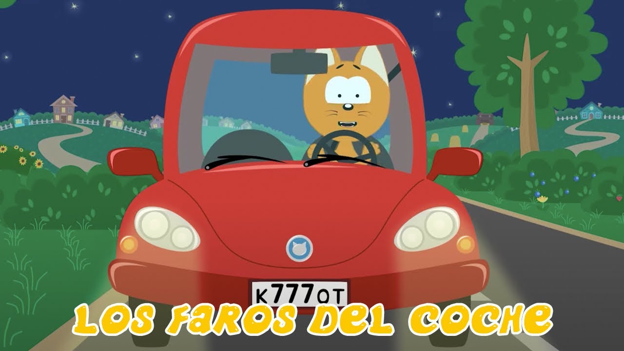 LOS FAROS DEL COCHE 🚖 EL GATITO KOTÉ ⭐ Canción de dibujos animados