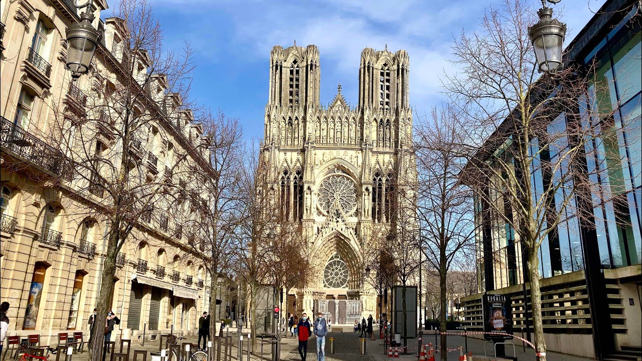 REIMS, FRANCE. KINGS CORONATION HISTORICAL CITY