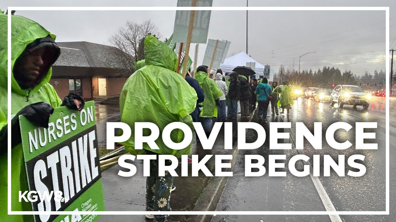 Providence strike begins as some doctors and nurses hit the picket lines