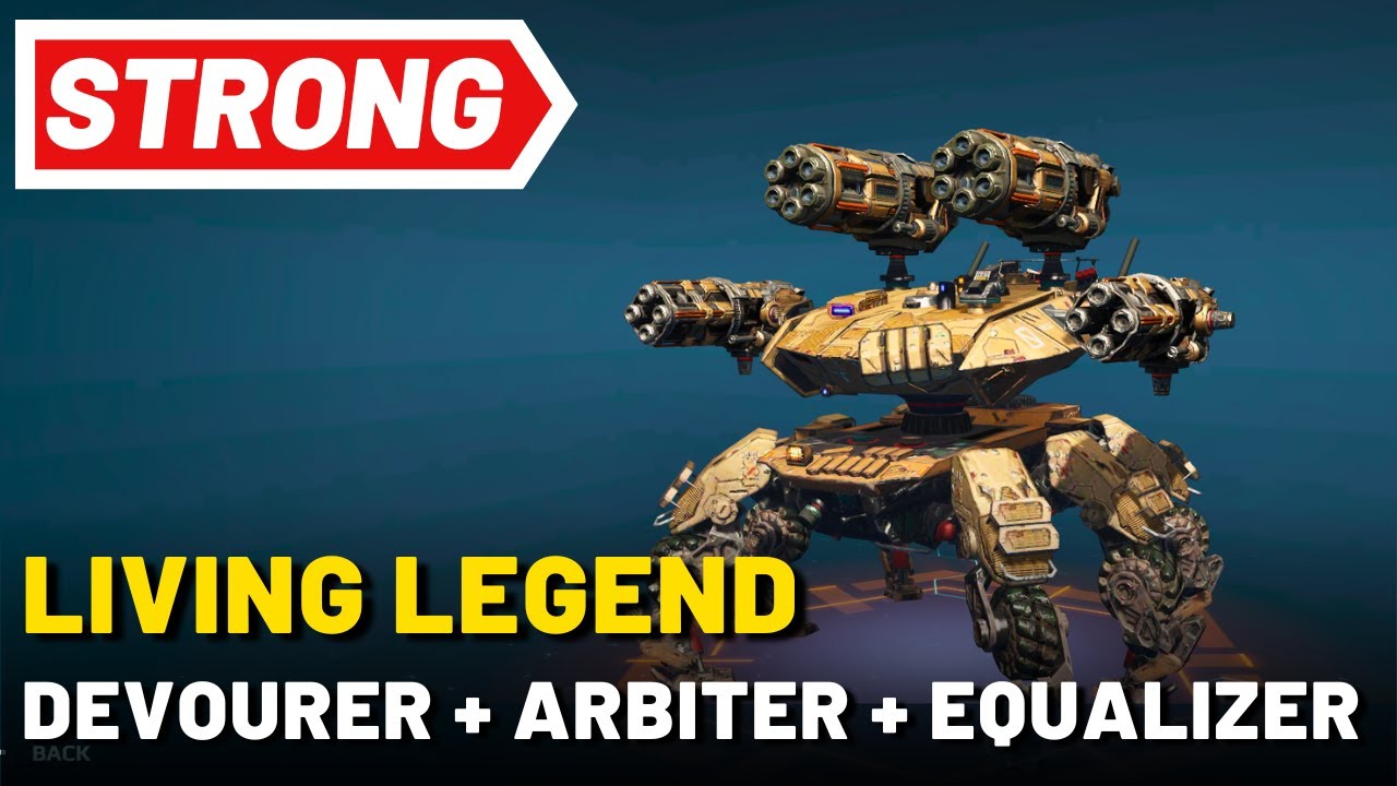 War Robots: Devourer with Arbiter & Equalizer Gameplay (No Commentary) - WR