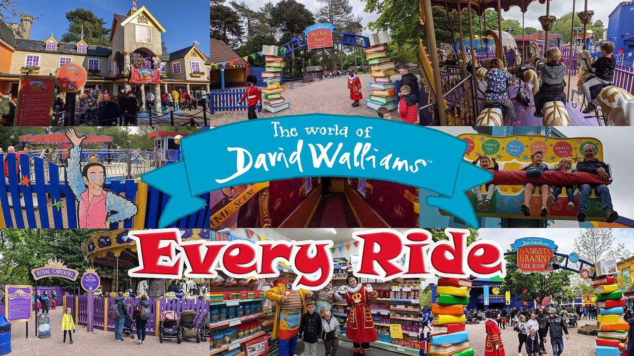 Every Ride in the World of David Walliams at Alton Towers (Feb 2022) [4K]