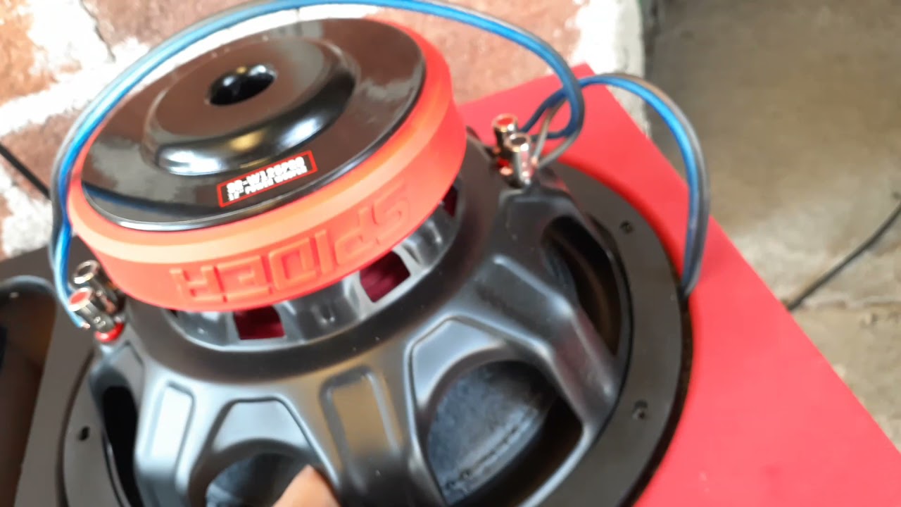 Detalles de los subwoofer bajos spider 12 
