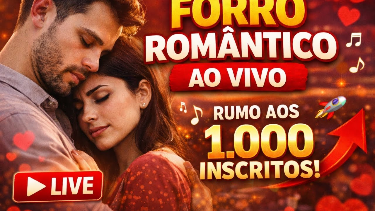 Forró Romântico Ao Vivo ❤️ Sofrência Que Toca a Alma | Rumo aos 1.000 Inscritos