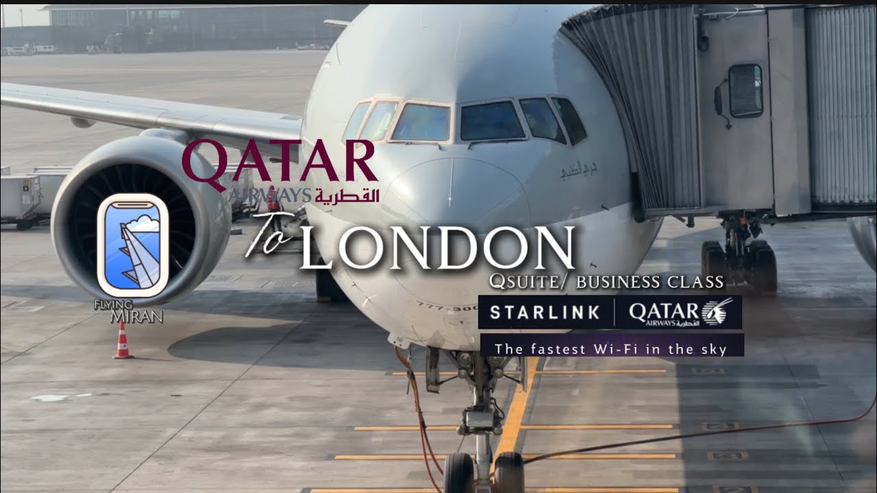 Qatar Airways 777-300ER в Лондон | Qsuite / Бизнес-класс