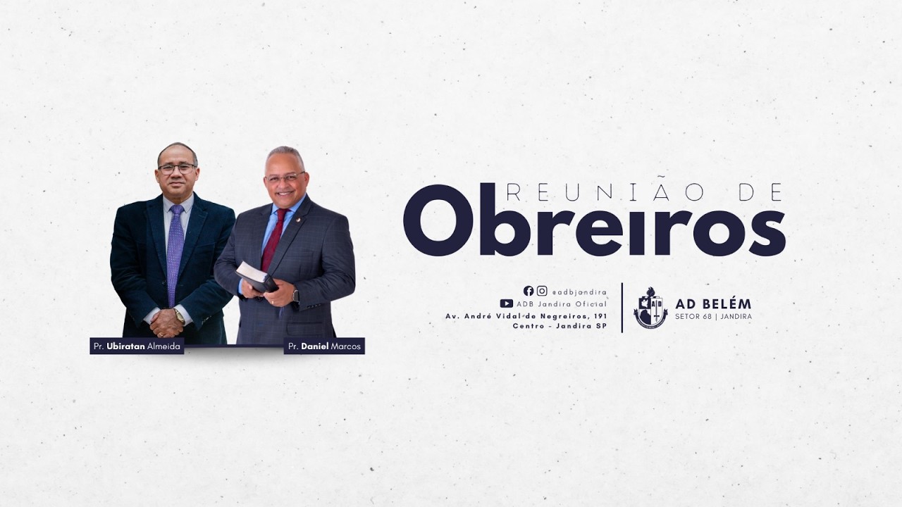 Reunião de obreiros   - 11/02/2026 - Jandira  Min do Belém Setor 68