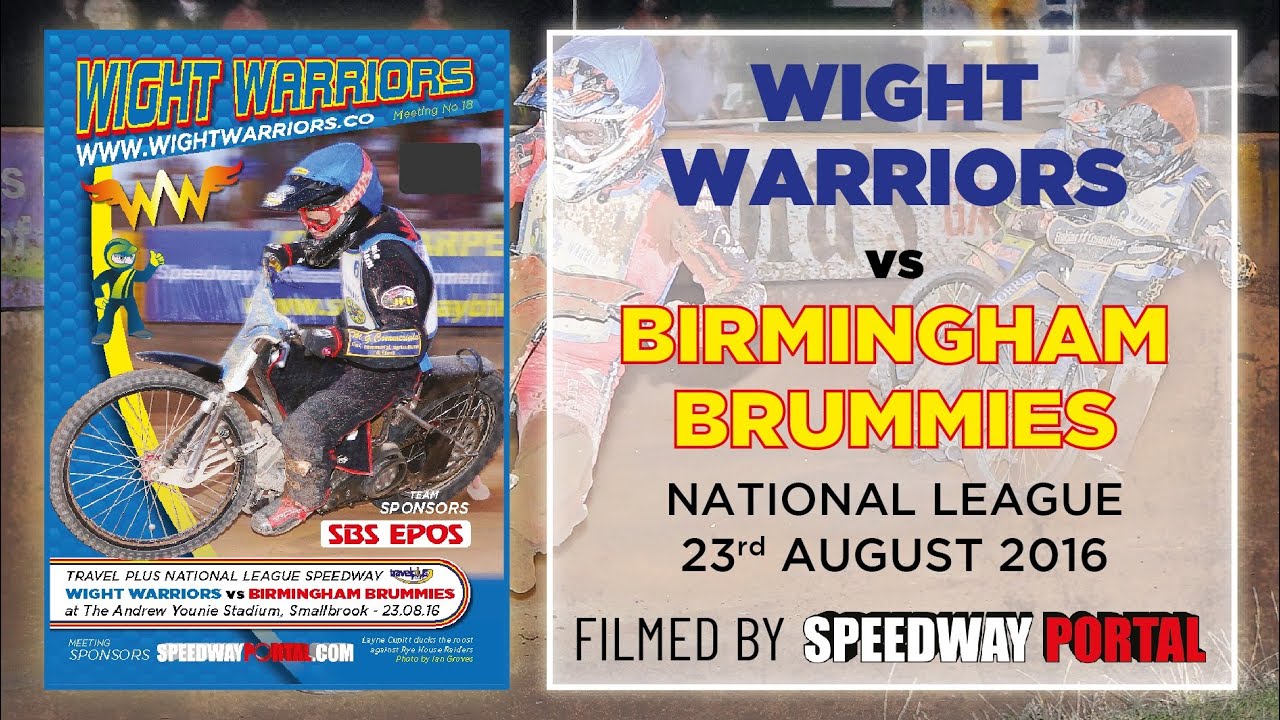 Isle of Wight 'Wightlink Warriors vs Birmingham 'Brummies' : National League : 23/08/2016