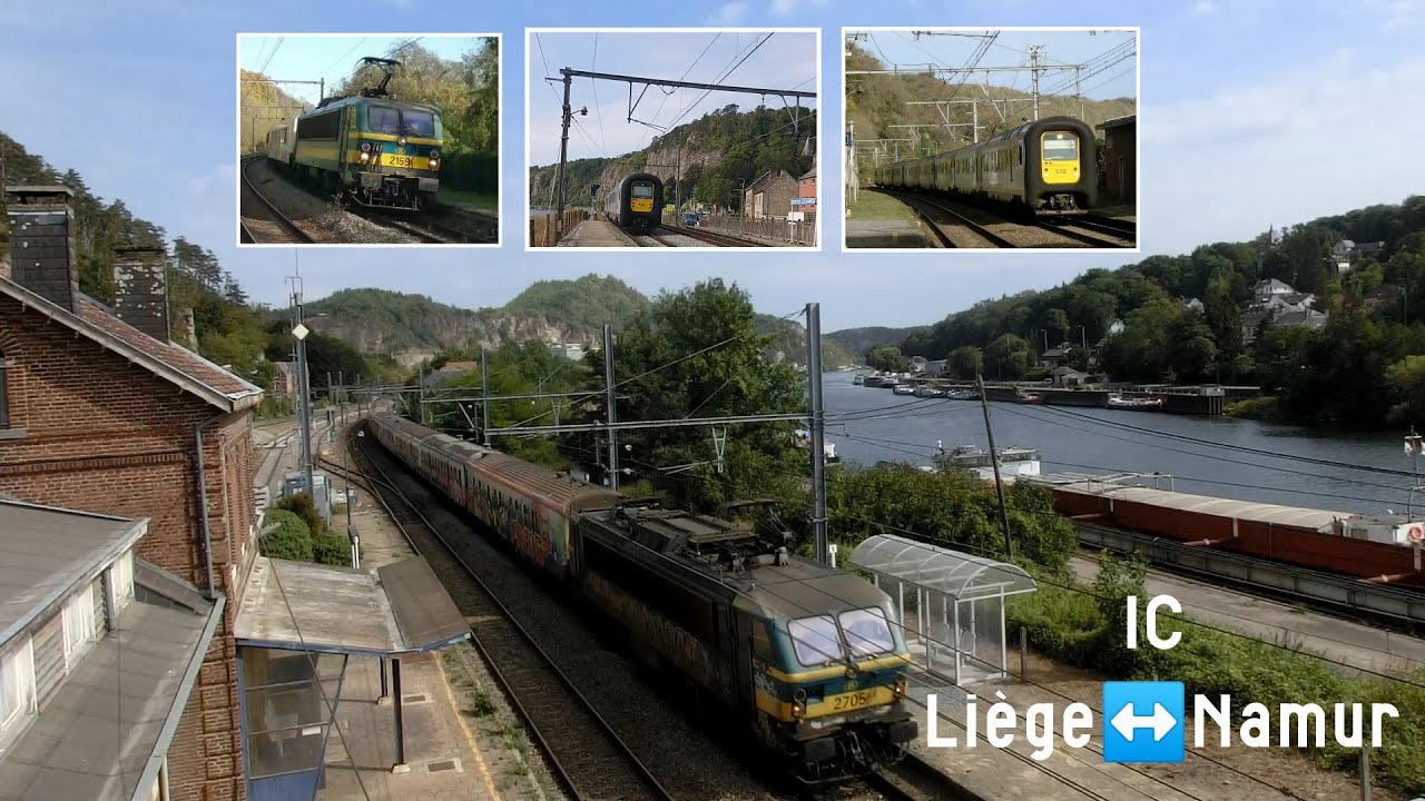 NMBS SNCB / HLE 21 - HLE 27 - MS AM 96/ Trains IC Treinen / Liège ↔️ Namur