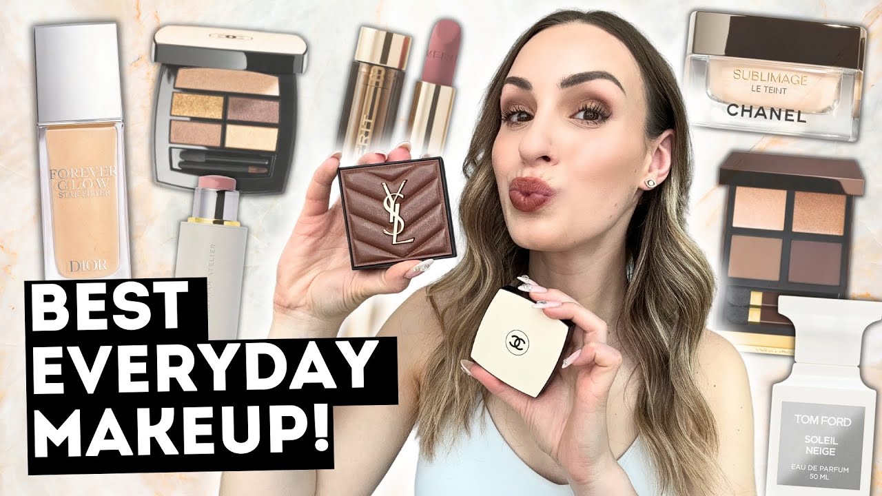 BEST everyday LUXURY BEAUTY 🤩 My (updated) everyday makeup routine | Spring 2024 💐