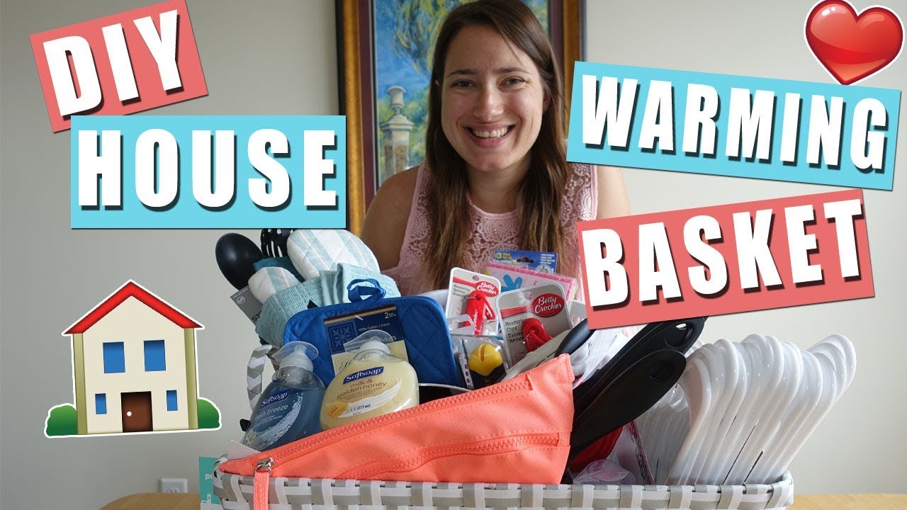 DIY HOUSEWARMING BASKET!! | CHEAP + CUTE BASKET DIY