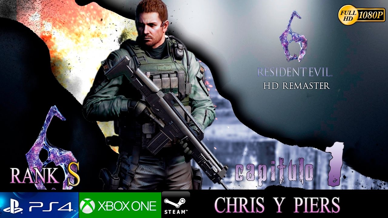 Resident Evil 6 HD Campaña Chris y Piers Capitulo 1 | Parte 6 Español | Inmersivo No HUD 1080p 60fps