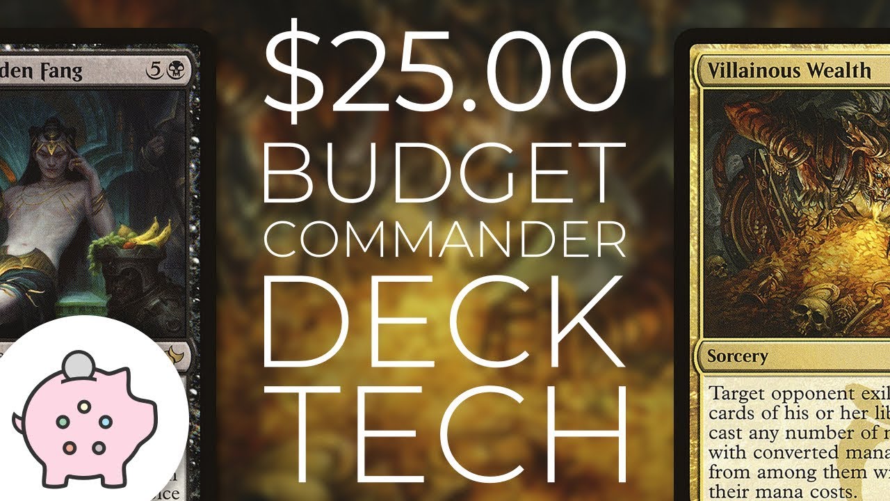 Tasigur, the Golden Fang - Villainous Wealth - EDH Budget Deck Tech $25 | Magic the Gathering