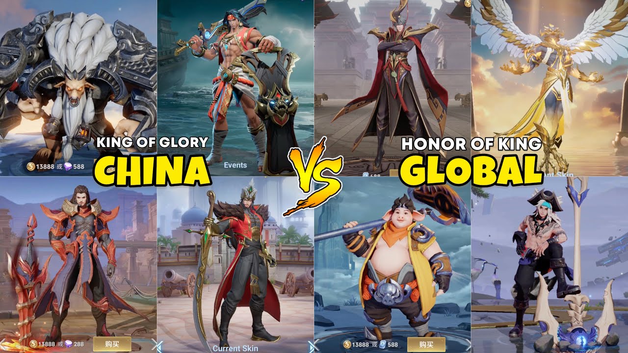 CHINA SERVER VS GLOBAL SERVER HONOR OF KING ULTRA HD 2026