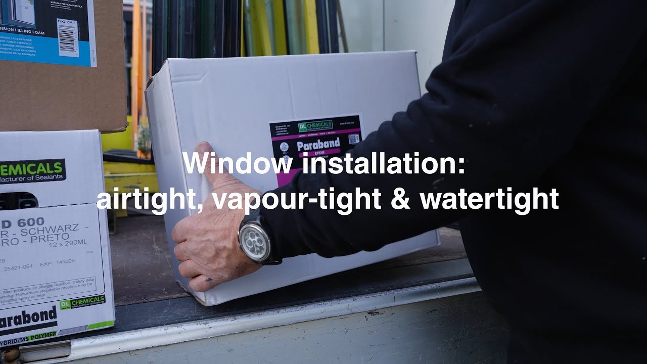 Window installation: airtight, vapour-tight & watertight