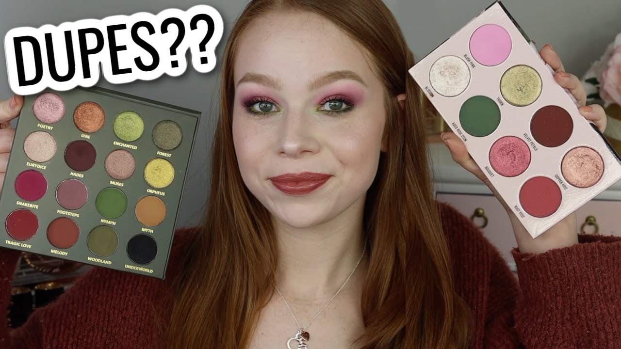 Lois Cosmetics Meet Me In The Underworld vs Give Me Glow Vintage Rose