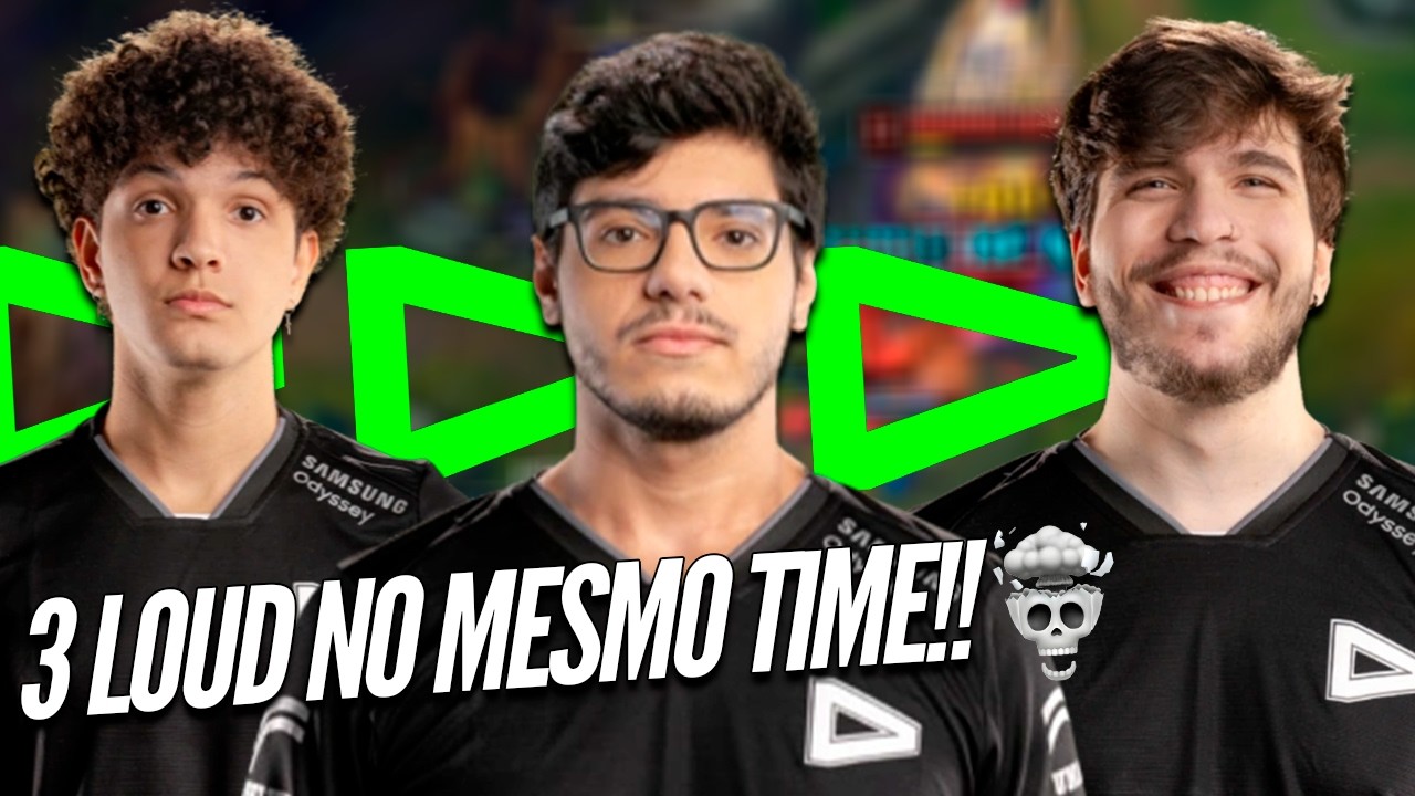 QUANDO 3 LOUD CAEM JUNTOS na SOLOQ, XYNO, ENVY e REDBERT - TREINO FINAL do CBLOL
