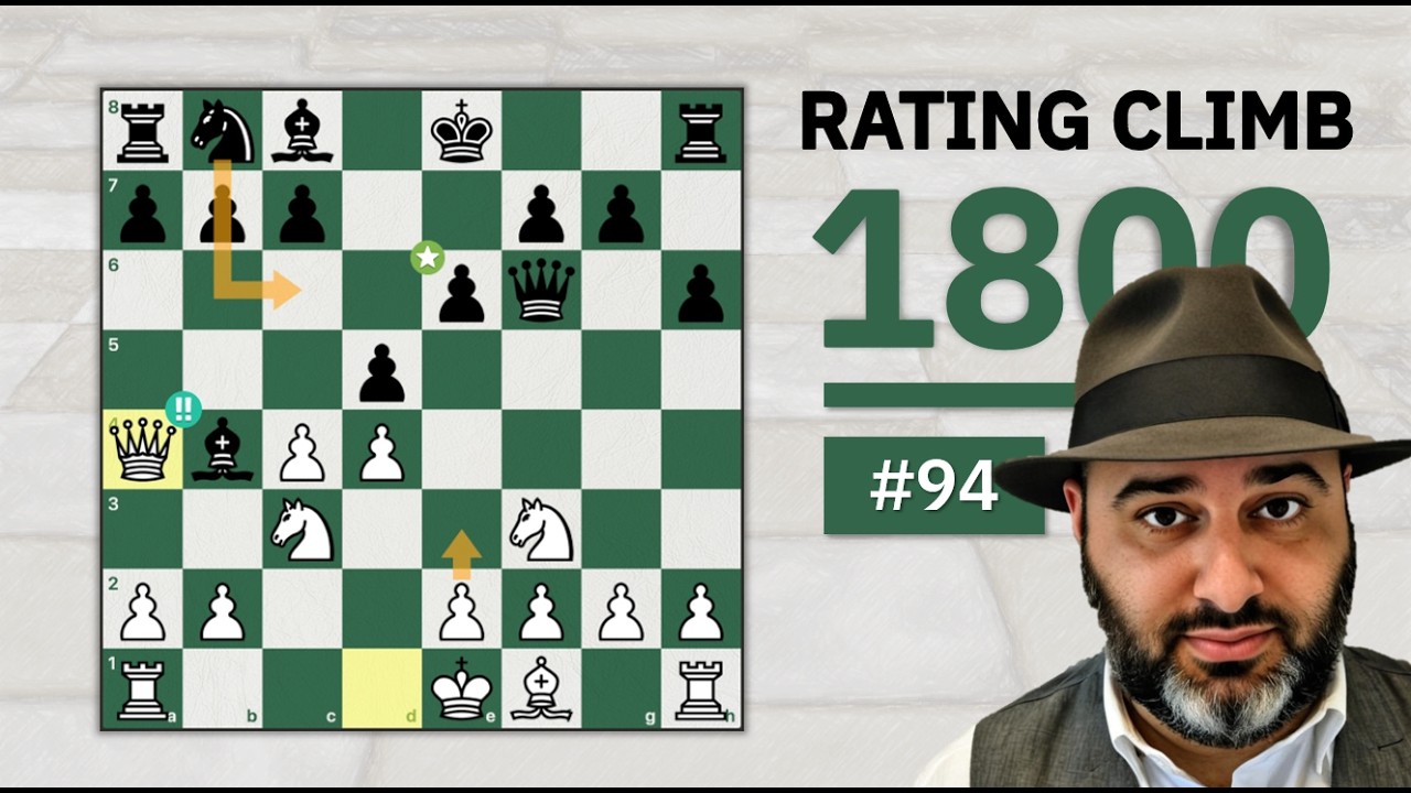 Rating climb naar 1800 | ep 94 | Elo 1637 | Panov + Sicilian