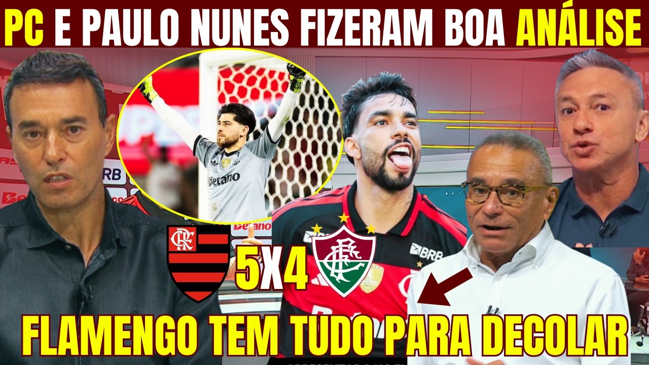 PAULO NUNES E PC FAZEM ÓTIMA ANÁLISE DO TITULO DO FLAMENGO CONTRA O FLUMINENSE NO CARIOCA!