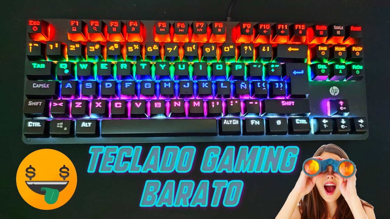 Teclado HP GK200  - Review - Mejor teclado mec&aacute;nico RGB barato???