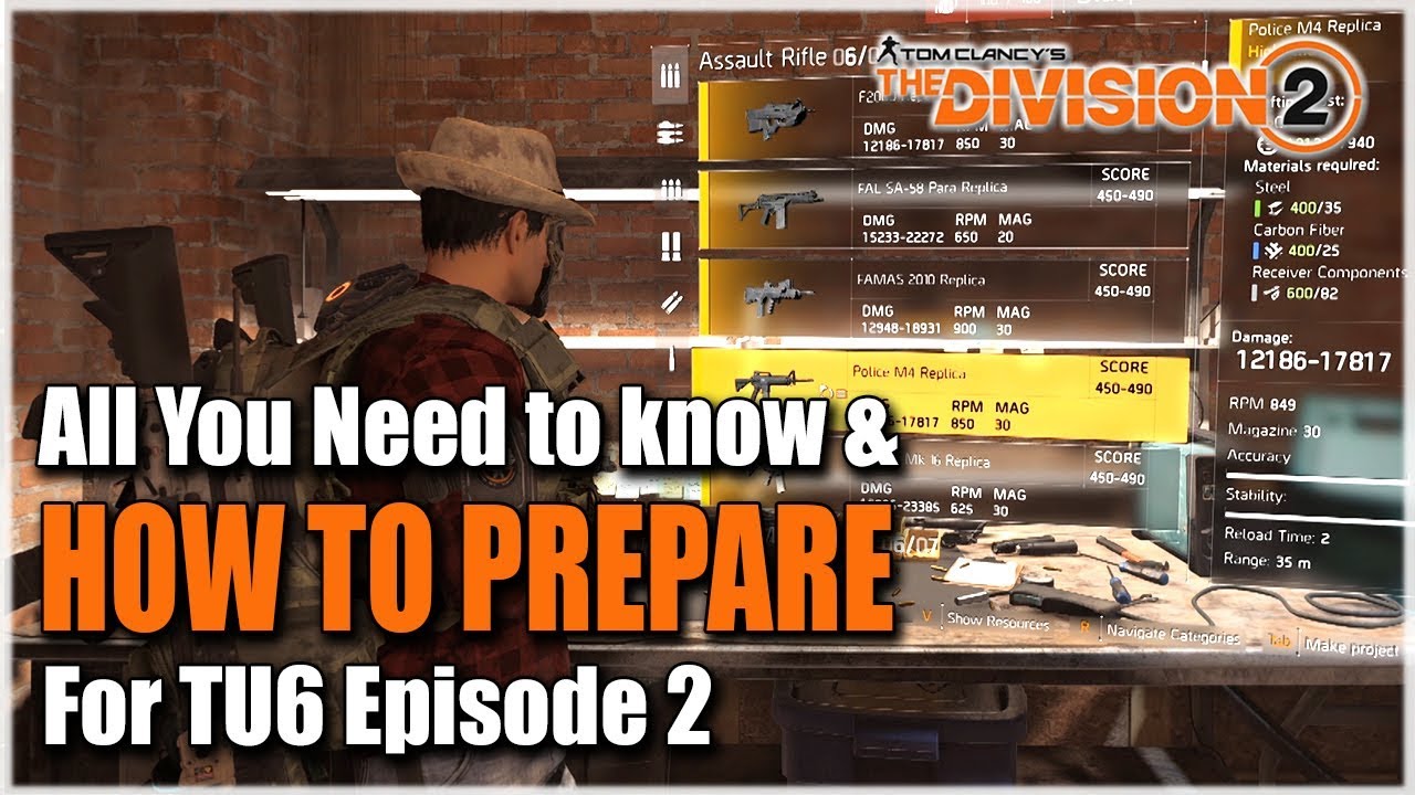The Division 2 | HOW TO PREPARE FOR TITLE UPDATE 6 EPISODE 2 | Everything You Need to Know
