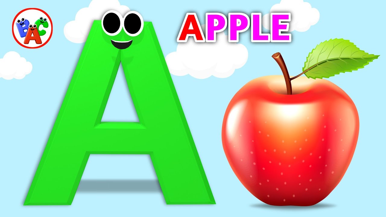 A for Apple 🍎 B for Ball ⚽ | ABC Song for Toddlers | Preschool Learning Videos 🎶