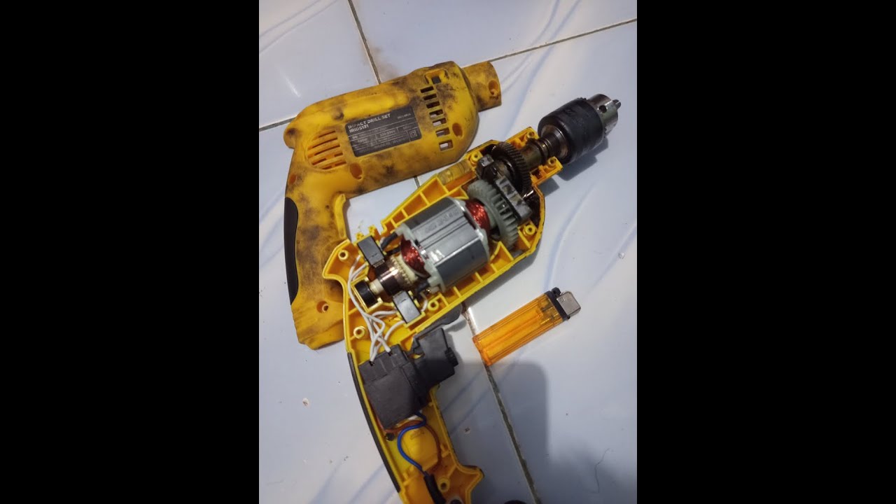 Bongkar Mesin Bor Krisbow IRIDS131 Impact Drill