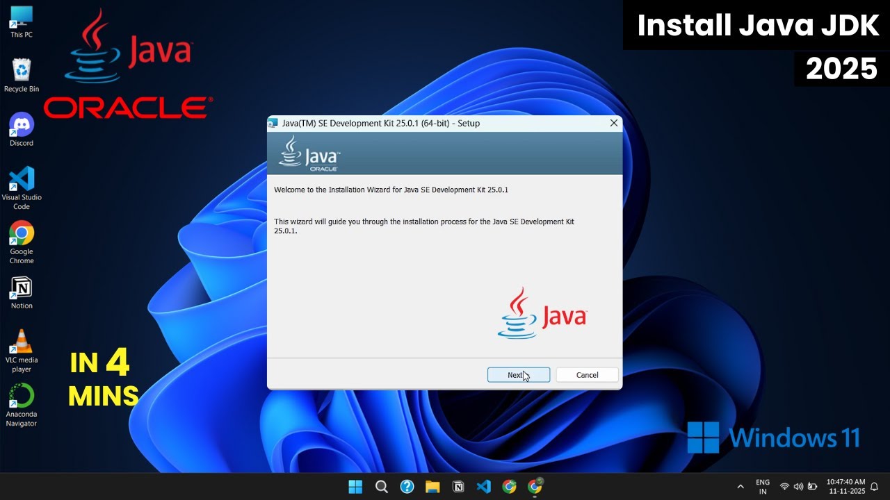 Download & Install Java JDK on Windows 11/10 | Step-by-Step Java Installation Guide (2026)