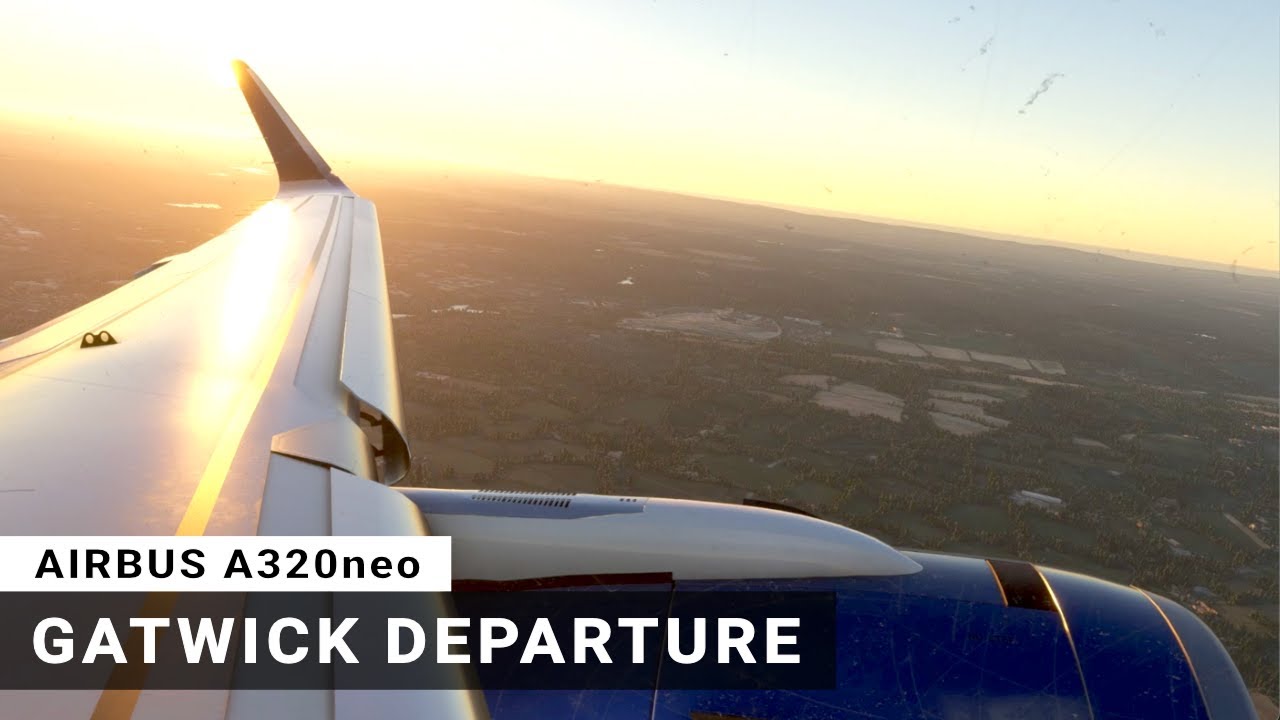 Early Morning Departure from Gatwick Airport (EGKK) - Microsoft Flight Simulator 2020