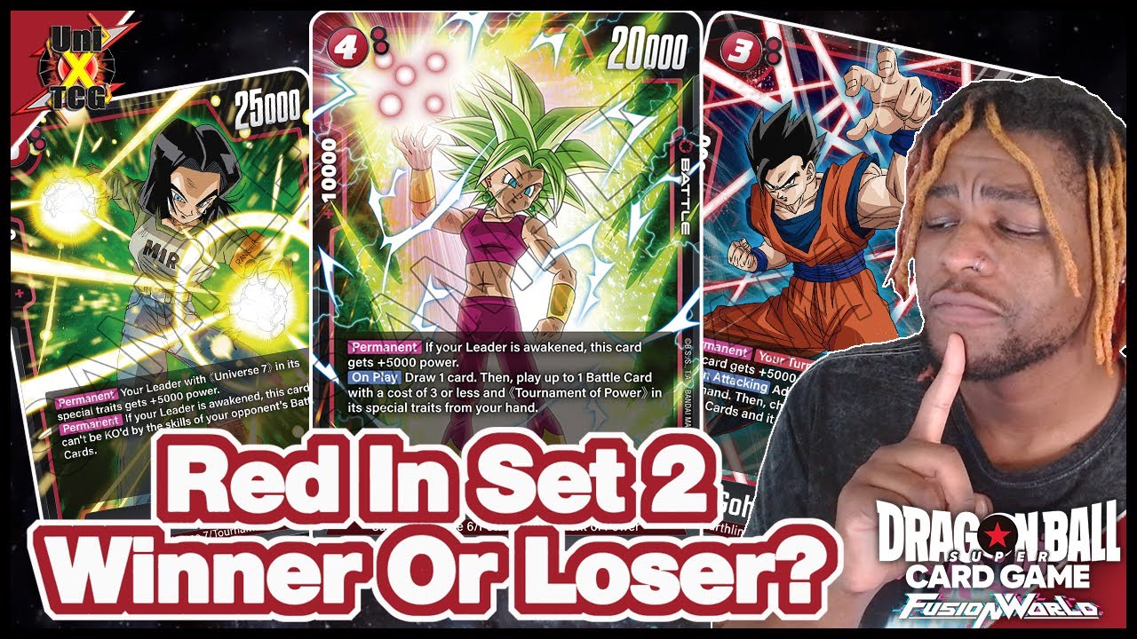 Is Red a Winner or Loser of Blazing Aura? Preliminary 1st look! Dragon Ball Super Fusion World!