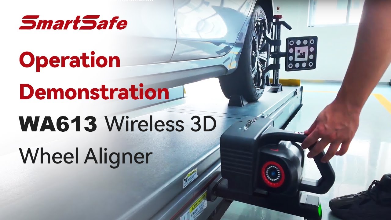 WA613 Wireless 3D Wheel Aligner Operation Demonstration
