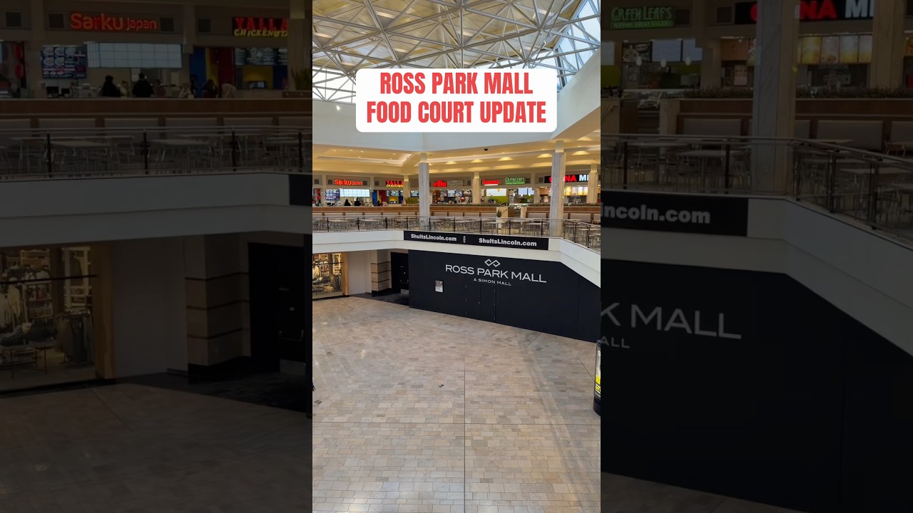 Обновление фуд-корта в торговом центре Ross Park Mall в 2026 году
