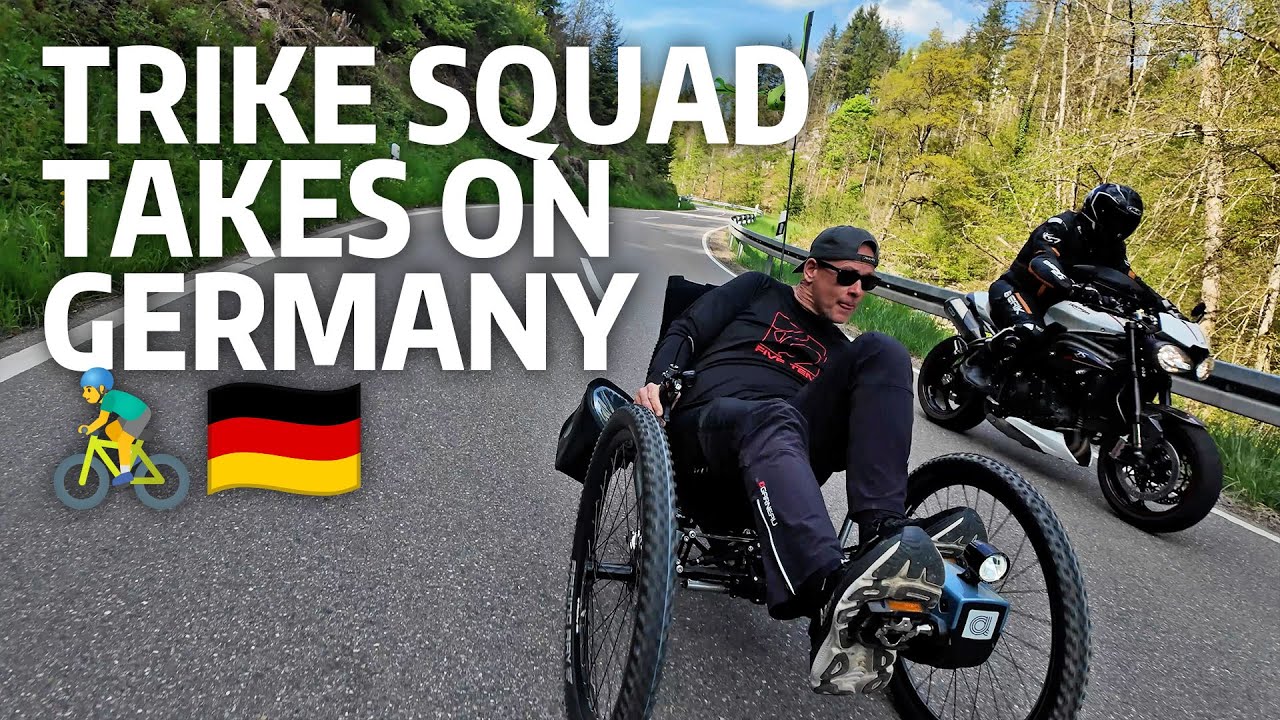 Epic Trike Ride Through Germany 🇩🇪 with AZUB & LaidBackCycles!