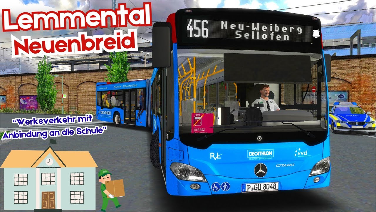 OMSI 2 [60 FPS] - LEMMENTAL-NEUENBREID | CHAOS-Bus 456 😱 - Let's Play Omsi 2 [#974]