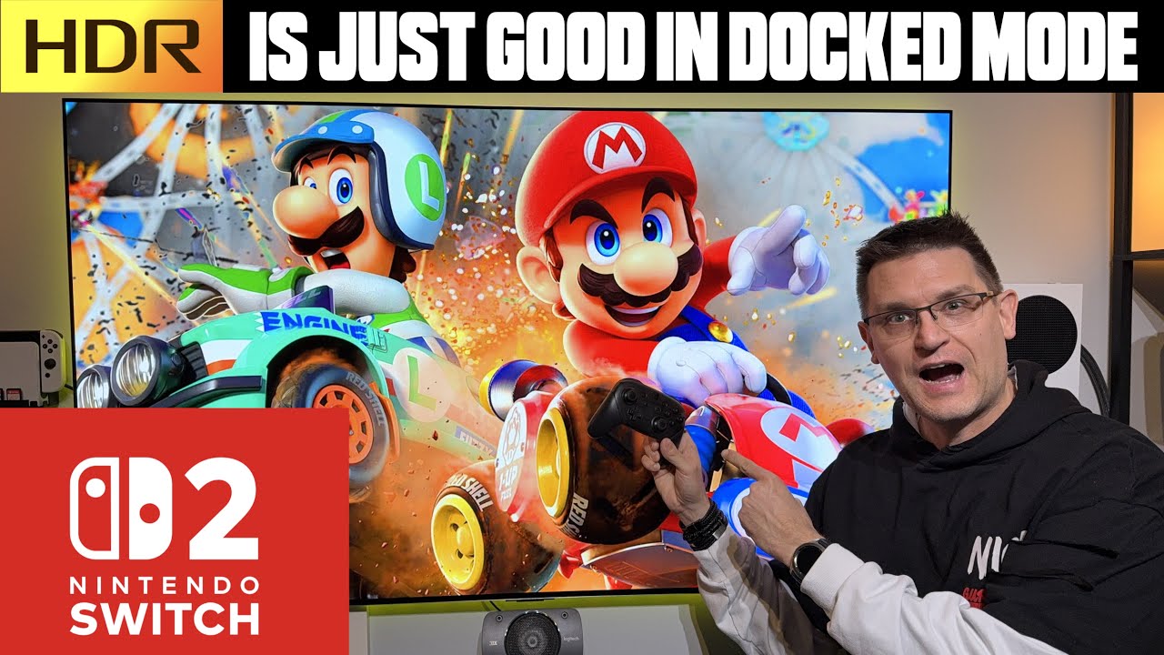 Не используйте HDR в портативном режиме &mdash; HDR хорош только в док-режиме &mdash; Mario Kart World &mdash; Swit...