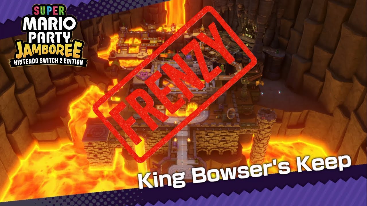 Mario Party Jamboree King Bowser's Keep Frenzy Mode