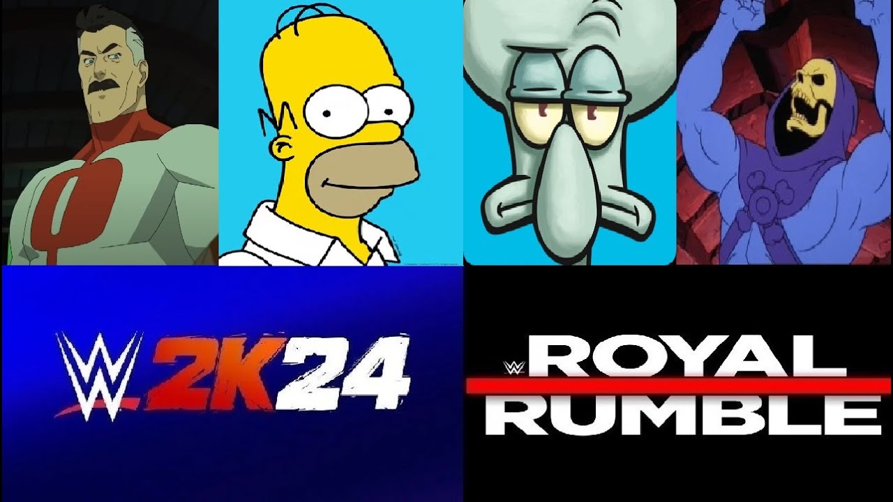 WWE 2K24 Cartoon Royal Rumble
