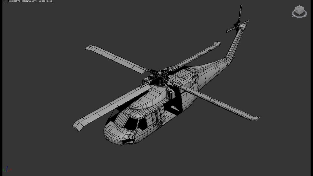 Modeling Helicopter 3ds max tutorial part-1
